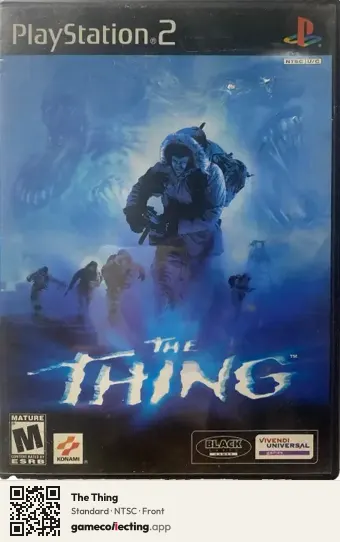 The Thing PlayStation 2, NTSC box front