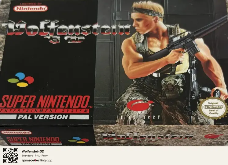 Wolfenstein 3D Super Nintendo Entertainment System, PAL box front
