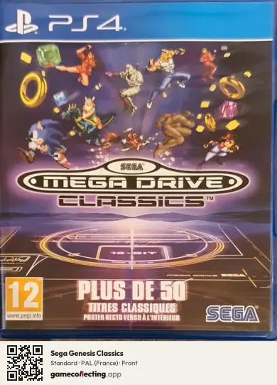 Sega Genesis Classics PlayStation 4, France box front