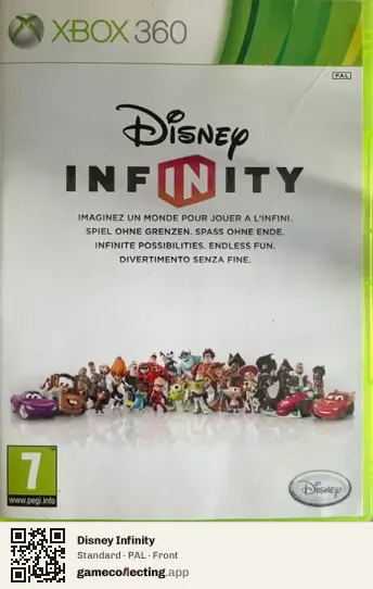 Disney Infinity Xbox 360, PAL box front