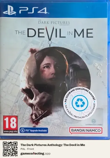 The Dark Pictures Anthology: The Devil in Me PlayStation 4, PAL box front
