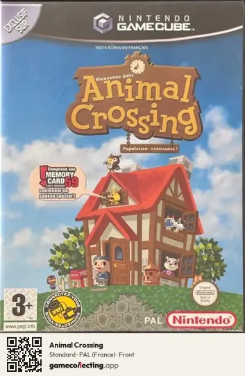 Animal Crossing Nintendo GameCube, France box front