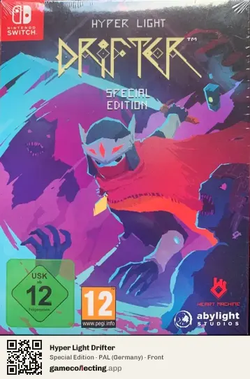 Hyper Light Drifter Nintendo Switch, Germany box front