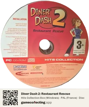 Diner Dash 2: Restaurant Rescue Computer, PAL disc