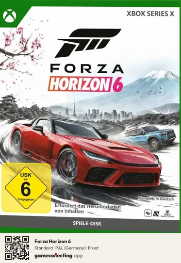 Forza Horizon 6 Xbox Series X, Germany box front