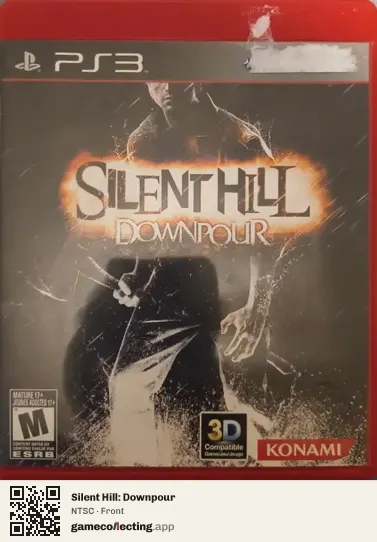 Silent Hill: Downpour PlayStation 3, NTSC box front