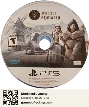 Medieval Dynasty PlayStation 5, NTSC disc