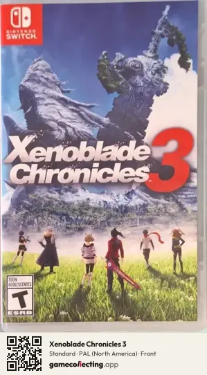 Xenoblade Chronicles 3 Nintendo Switch, North America box front