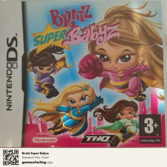 Bratz Super Babyz Nintendo DS, PAL box front