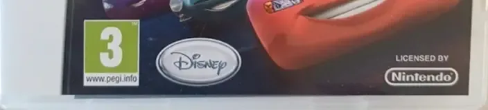 Cars 2, the PEGI square on its front