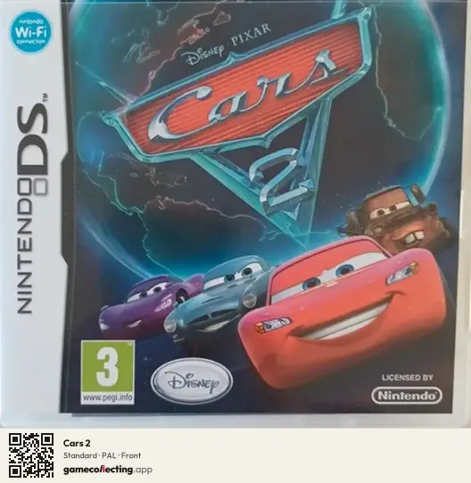Cars 2 Nintendo DS, PAL box front