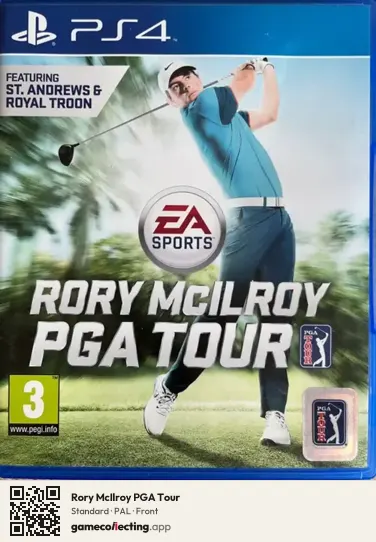 Rory McIlroy PGA Tour PlayStation 4, PAL box front