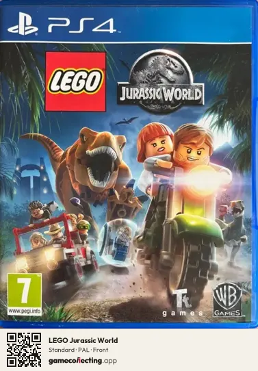 LEGO Jurassic World PlayStation 4, PAL box front