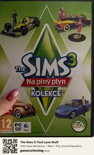 The Sims 3: Fast Lane Stuff Computer, Czech Republic box front