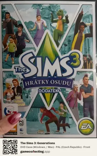 The Sims 3: Generations Computer, Czech Republic box front