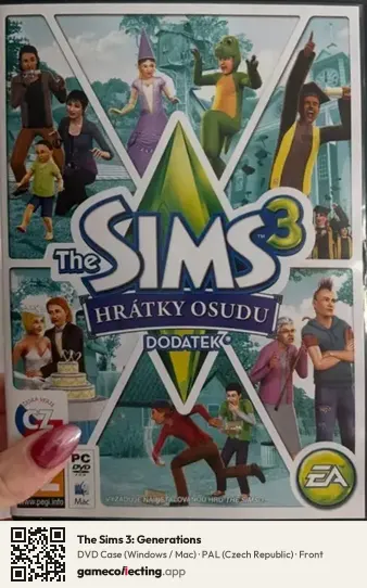 The Sims 3: Generations Computer, Czech Republic box front