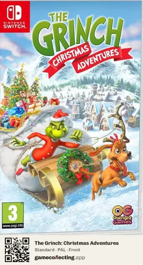 The Grinch: Christmas Adventures Nintendo Switch, PAL box front