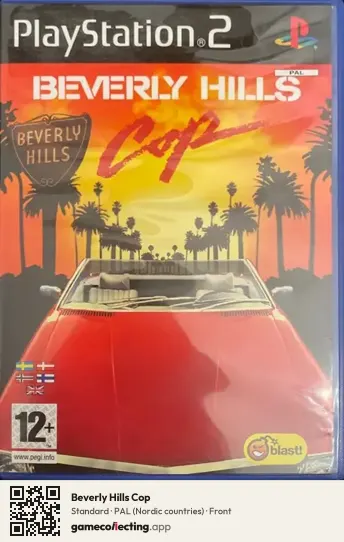 Beverly Hills Cop PlayStation 2, Nordic countries box front