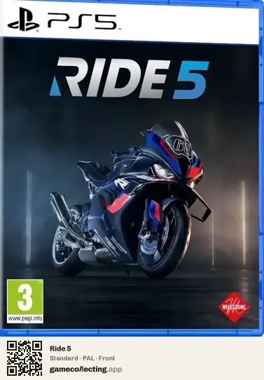 Ride 5 PlayStation 5, PAL box front