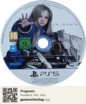 Pragmata PlayStation 5, PAL disc