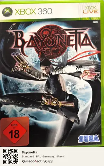Bayonetta Xbox 360, Germany box front
