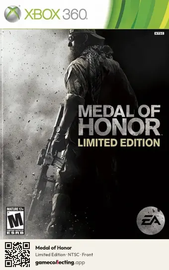 Medal of Honor Xbox 360, NTSC box front