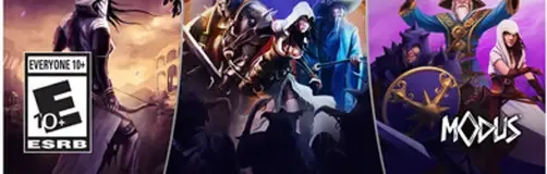 Trine: Ultimate Collection, the ESRB box on its front