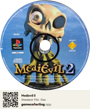 Medievil II PlayStation, PAL disc