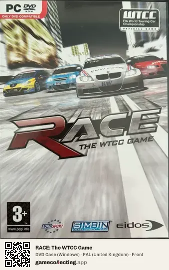 RACE: The WTCC Game Computer, United Kingdom box front