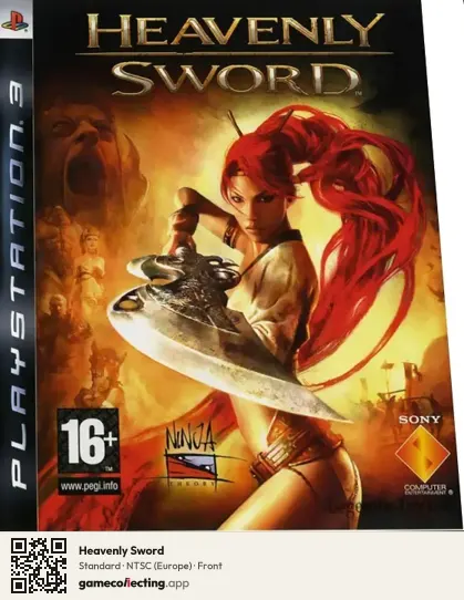 Heavenly Sword PlayStation 3, Europe box front