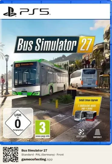 Bus Simulator 27 PlayStation 5, Germany box front