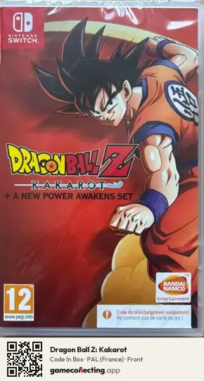 Dragon Ball Z: Kakarot Nintendo Switch, France box front