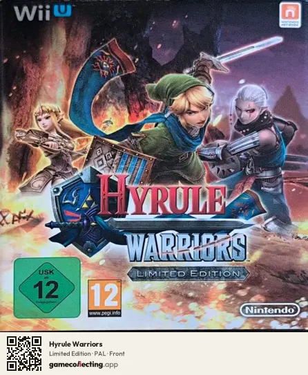 Hyrule Warriors Nintendo Wii U, PAL box front