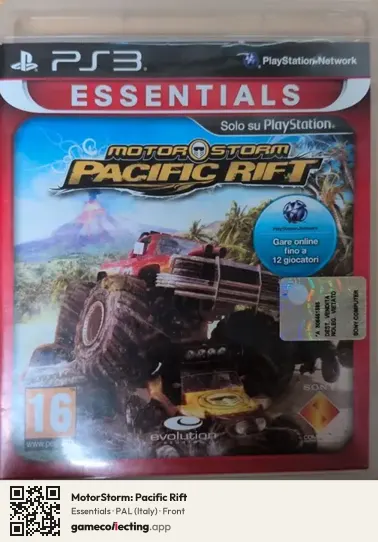 MotorStorm: Pacific Rift PlayStation 3, Italy box front