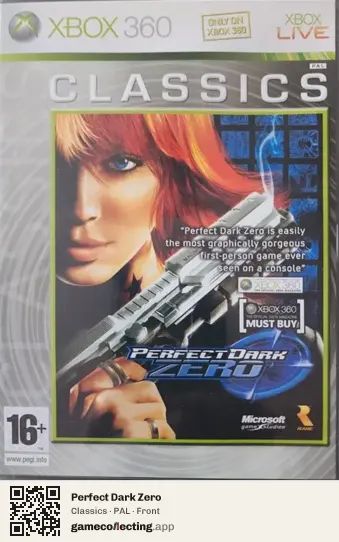 Perfect Dark Zero Xbox 360, PAL box front