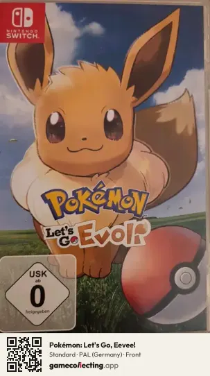 Pokémon: Let's Go, Eevee! Nintendo Switch, Germany box front