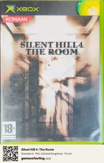 Silent Hill 4: The Room Xbox, United Kingdom box front