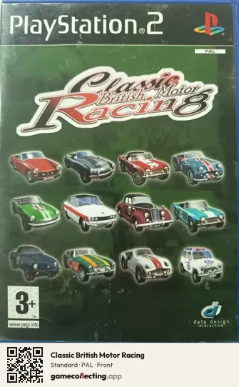 Classic British Motor Racing PlayStation 2, PAL box front