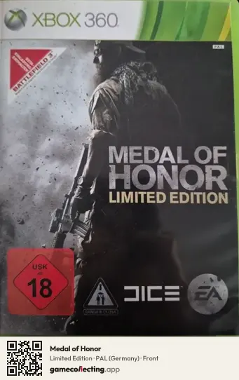 Medal of Honor Xbox 360, Germany box front