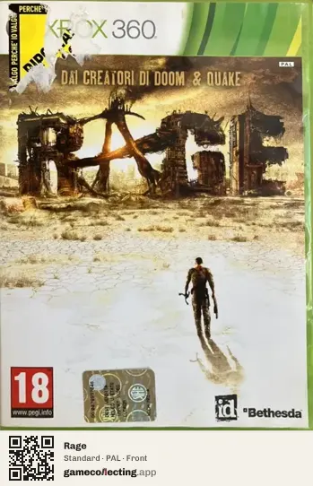 Rage Xbox 360, PAL box front