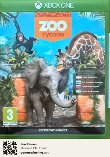Zoo Tycoon Xbox One, PAL box front