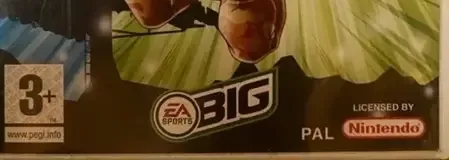 SSX Blur, the PEGI square on its front