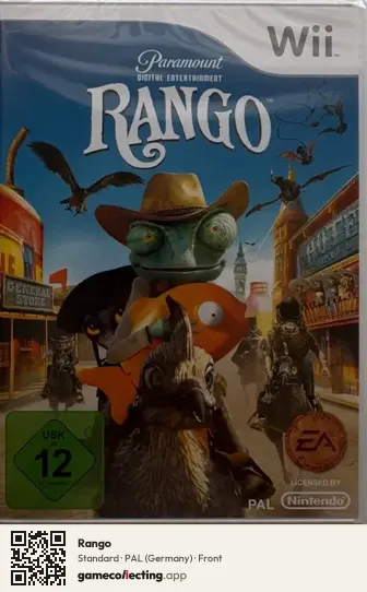 Rango Nintendo Wii, Germany box front