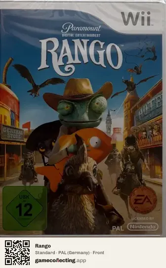Rango Nintendo Wii, Germany box front