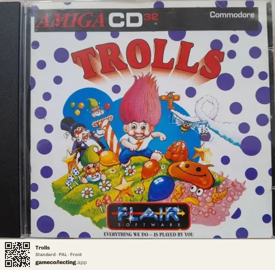 Trolls Amiga CD32, PAL box front