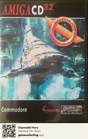 Disposable Hero Amiga CD32, PAL box front