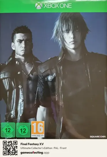 Final Fantasy XV Xbox One, PAL box front
