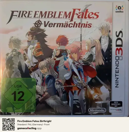 Fire Emblem Fates: Birthright Nintendo 3DS, Germany box front