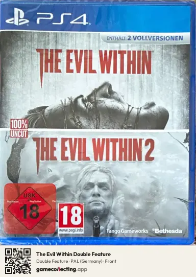 The Evil Within Double Feature PlayStation 4, Germany box front