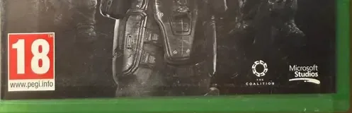 Gears of War, the PEGI square on its front